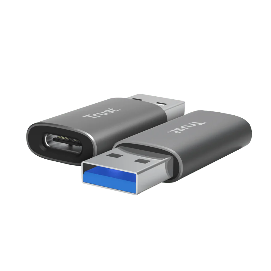 Trust Calyx USB-A naar USB-C adapter 2-Pack