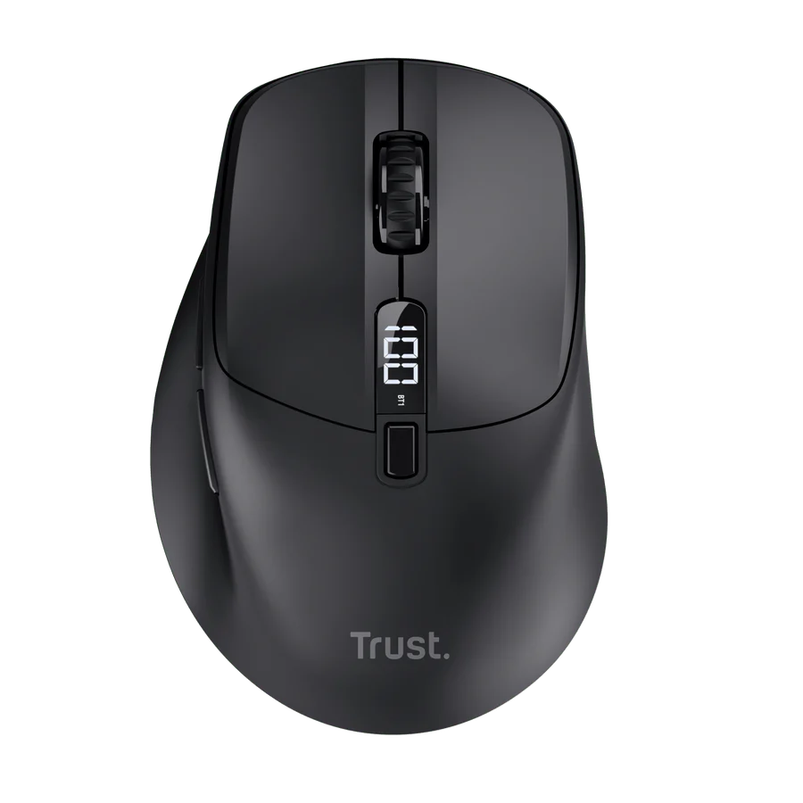Trust Zevo Battery Free Multi-Device Wireless Mouse Black