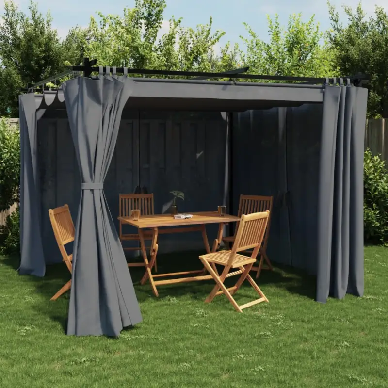 Tuinpaviljoen voor gezellige buitenmomenten met stevig stalen frame