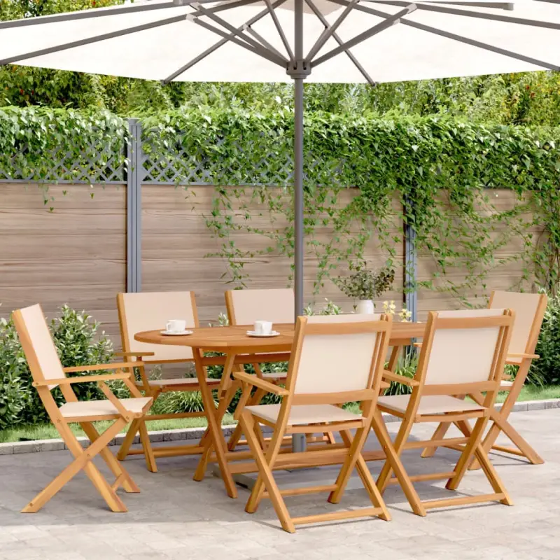 Tuinset van massief acaciahout voor buiten en terras