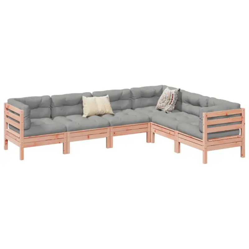 Tuinset van massief Douglas vurenhout voor comfortabel buitenplezier