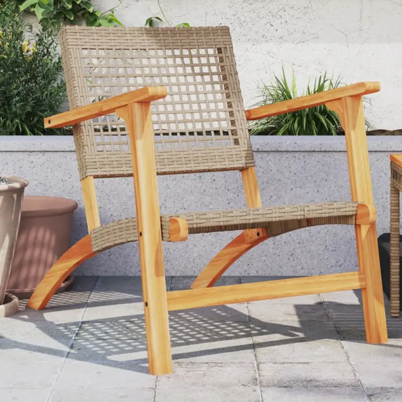Tuinstoelen van poly rattan voor duurzame en comfortabele buitenruimte