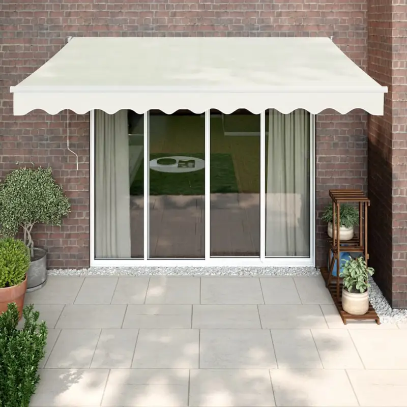 Uitschuifbare luifel van gepoedercoat aluminium voor terras en tuin