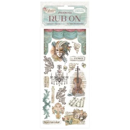 Stamperia – Venice City of Art – Rub-on 4×8,5 inch masks Stamperia – Venice City of Art – Rub-on 4×8,5 inch masks