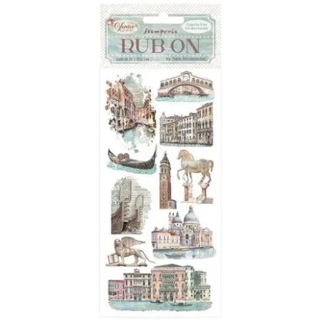 Stamperia – Venice City of Art – Rub-on 4×8,5 inch monuments Stamperia – Venice City of Art – Rub-on 4×8,5 inch monuments