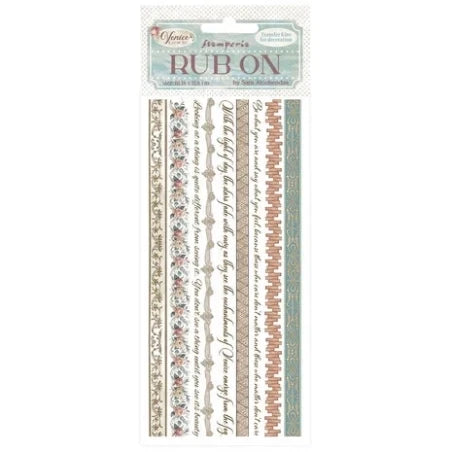 Stamperia – Venice City of Art – Rub-on 4×8,5 inch stripes Stamperia – Venice City of Art – Rub-on 4×8,5 inch stripes