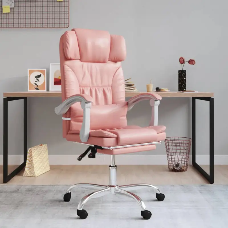 Verstelbare bureaustoel met elegante look en duurzame materialen Met totale afmetingen