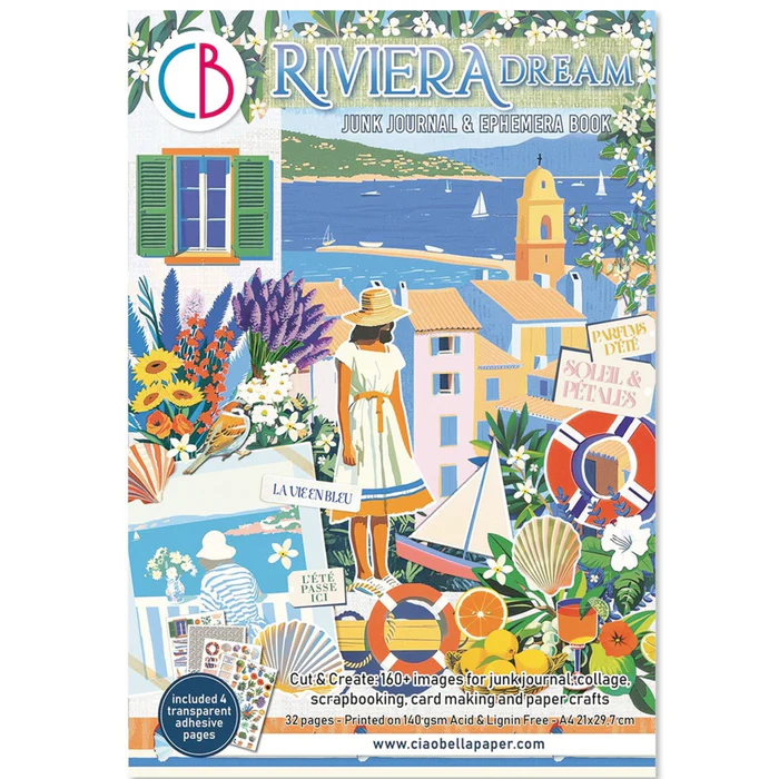 Ciao Bella – Riviera Dream – Junk Journal & Ephemera Book