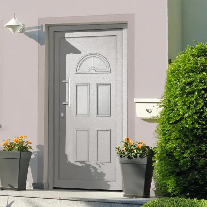 Voordeur aluminium met 110×210 cm en duurzame drempel for meer veiligheid