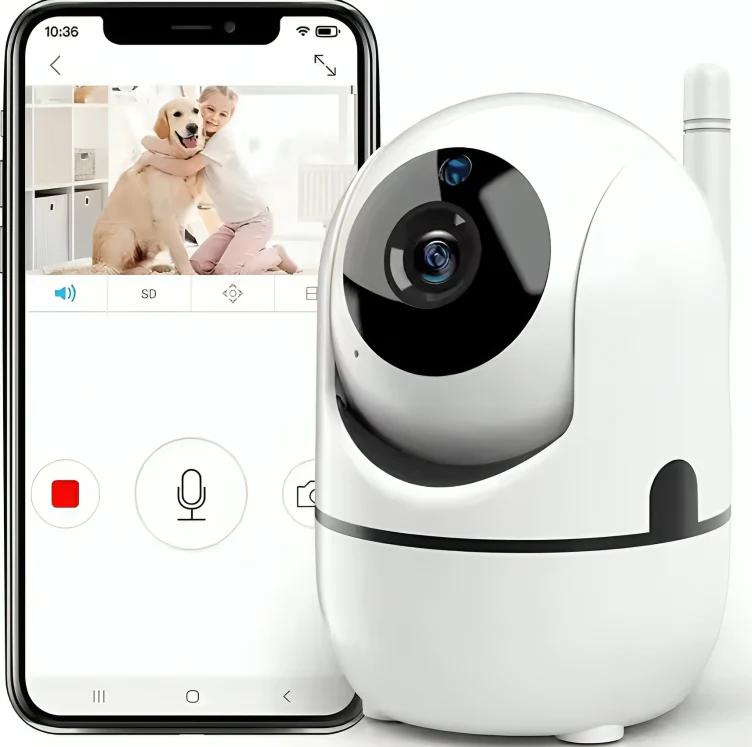 Draadloze Babycamera met Nachtzicht en HD Audioverbinding