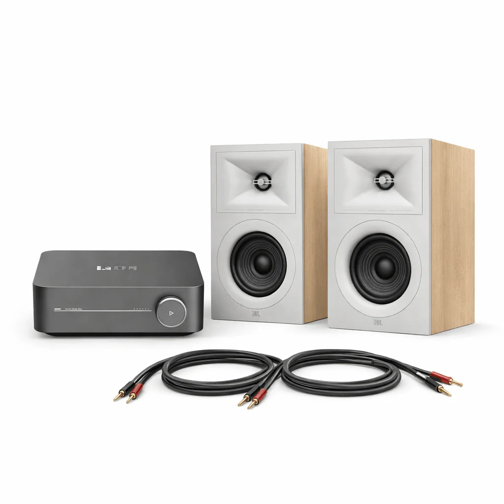WiiM Amp Pro + JBL Stage2 250b   (Stereo Muziek Set)