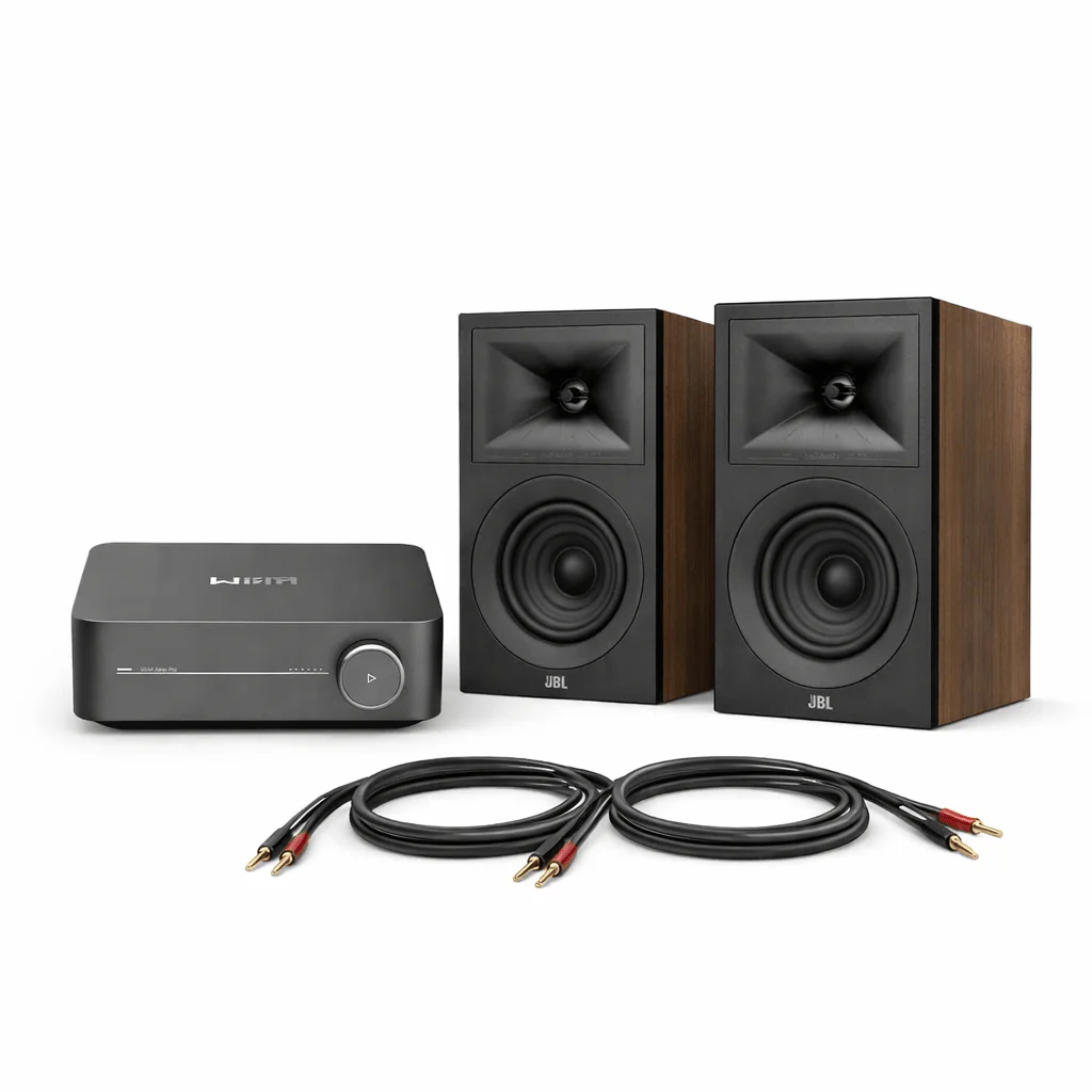 WiiM Amp Pro + JBL Stage2 240b   (Stereo Muziek Set)
