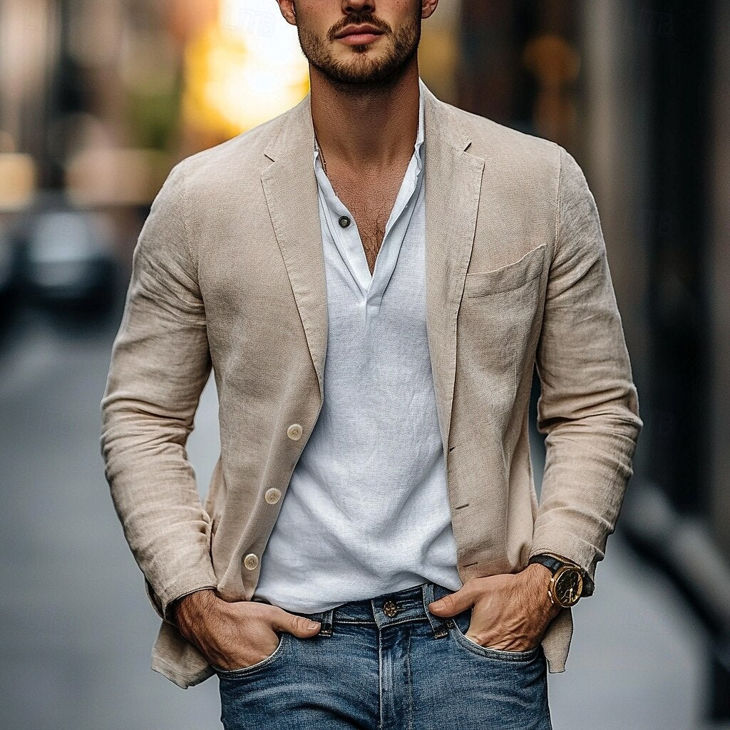 Heren Zomerblazer Venturo – Luchtig en Stijlvol voor Warme Dagen