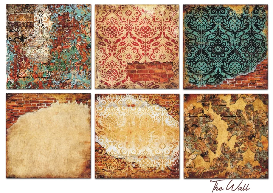 Decorer –  The Wall 8×8 scrapbook papier