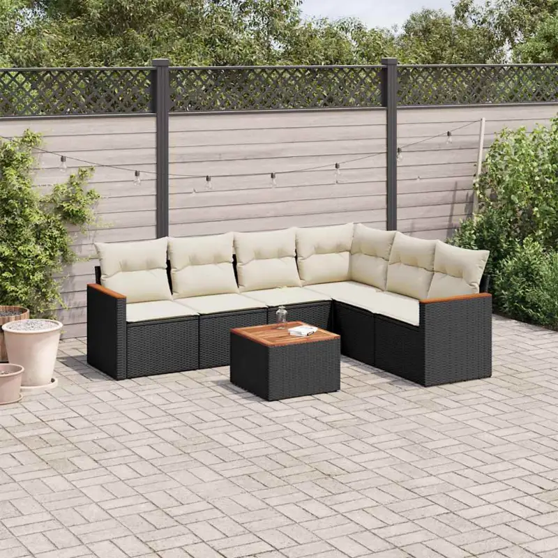 Zwart gepoedercoat staal tuinset met waterdichte tas voor ontspannen buitenleven