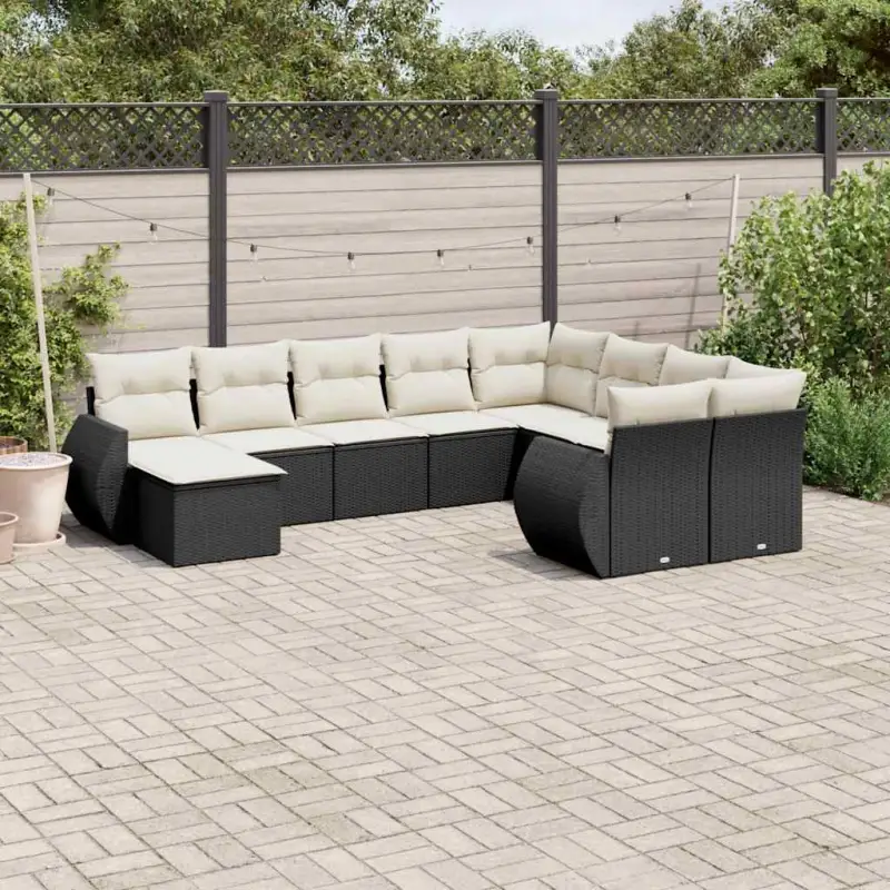 Zwarte loungeset met waterdichte tas en gepoedercoat staal voor buiten