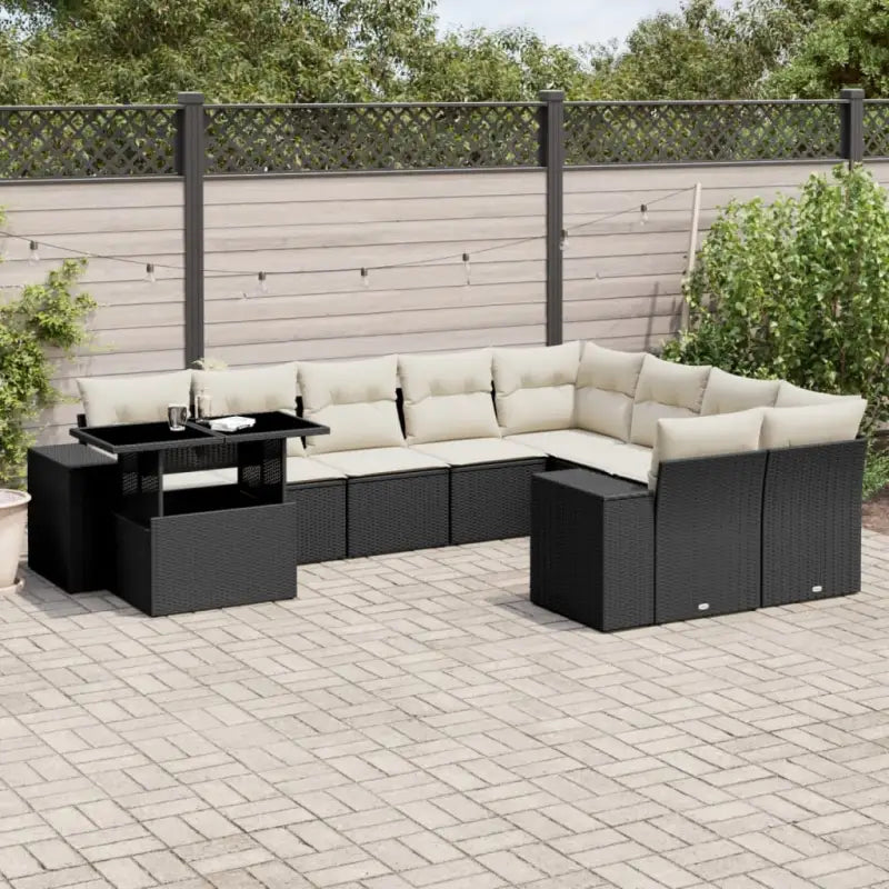 Zwarte tuinstoelset van gepoedercoat staal met comfortabele afmetingen